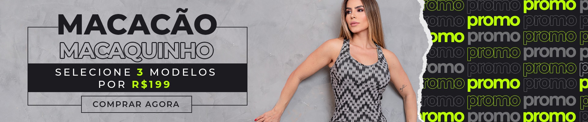 3 Macacões por R$ 199 | Melhores Ofertas | Fitmoda