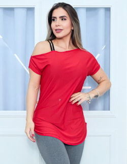 Blusa Feminina Dry Fit Vermelha | Ref: 3.3.2434-11