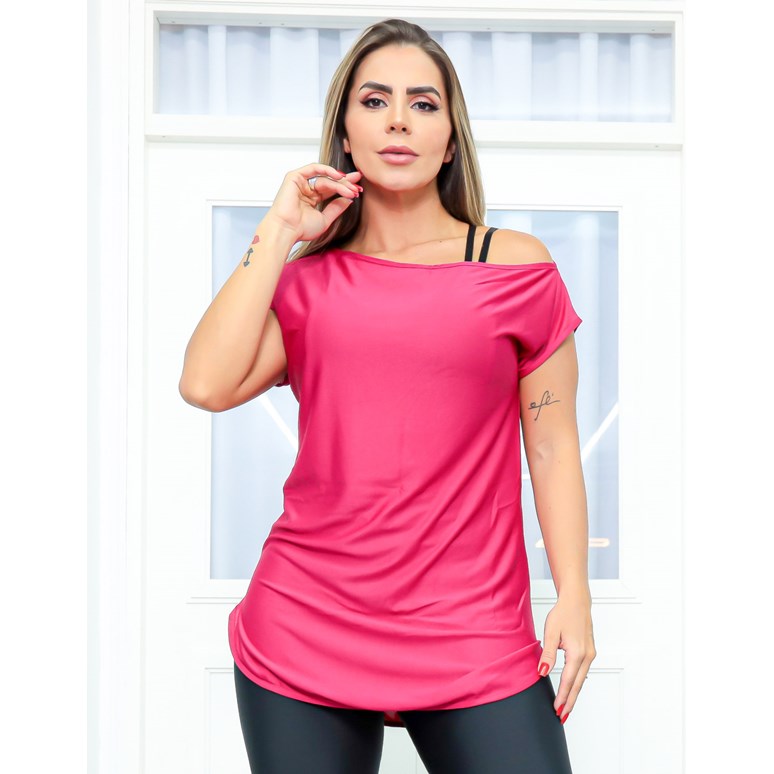 Blusa Fitness Ombro Só em Dry Fit | Ref: 3.3.2434-07