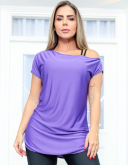 Blusa Ombro Só em Dry Fit Roxo | Ref: 3.3.2434-10