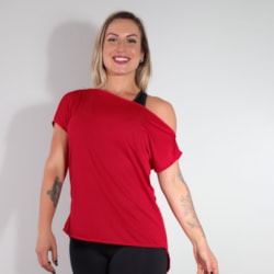 Blusa Vinho Ombro Só em Dry Fit | Ref: 3.3.2438-24