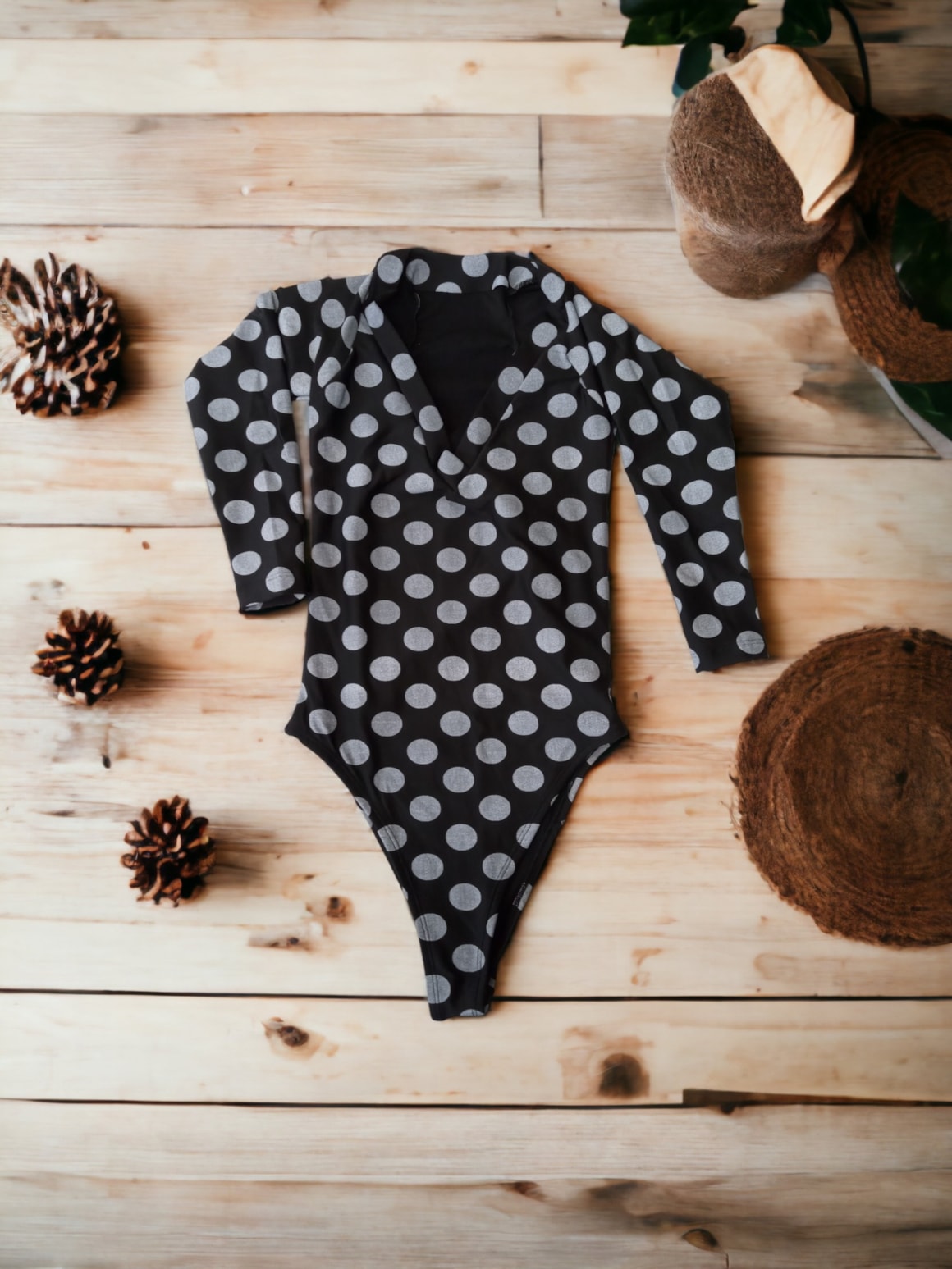 Body Feminino com Mangas Longas sem Bojo