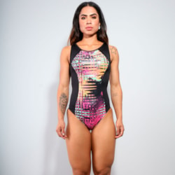 Body sem Bojo com Cirrê Estampado | Ref: 4.4.4166-3103