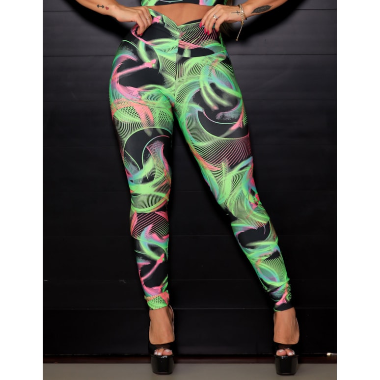 Legging Recorte Empina Bumbum Bud Love Exclusiva • Fitmov