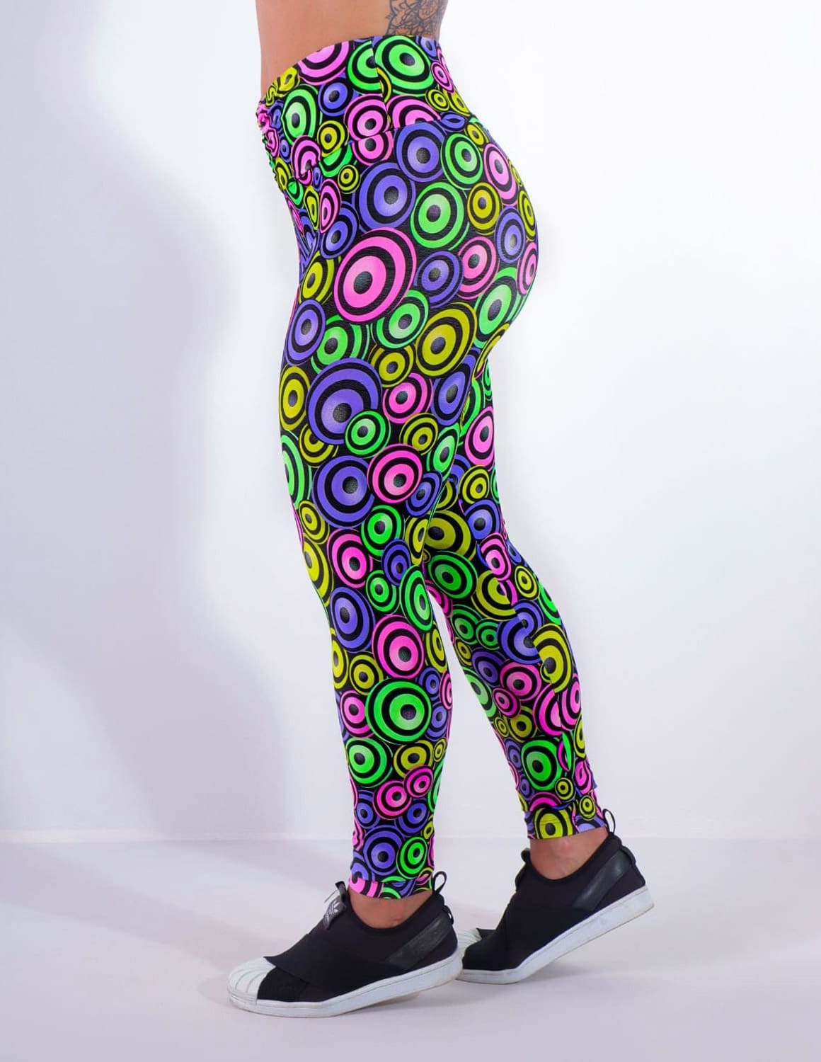 Calça Feminina Estampada com Cós Franzido | Ref: 4.4.4370-3191