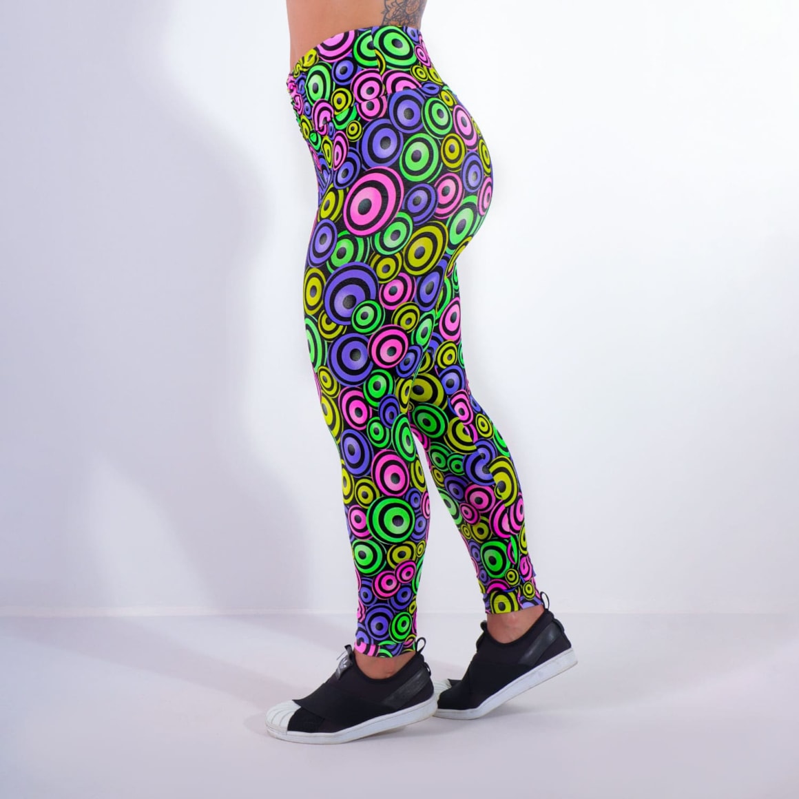 Calça Feminina Estampada com Cós Franzido | Ref: 4.4.4370-3200