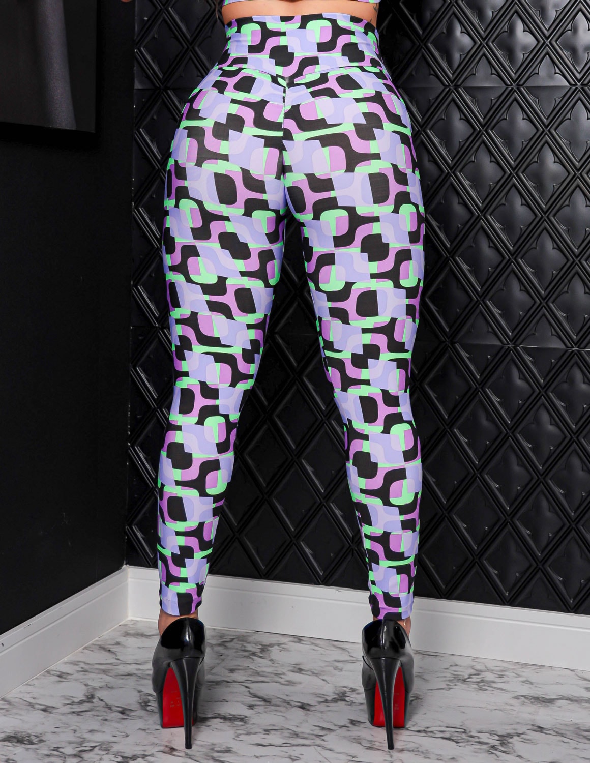 Calça Fitness Feminina Estampada para Academia Empina Bumbum