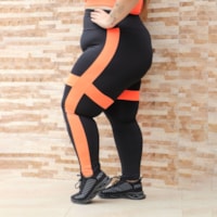 Preto e Laranja Neon