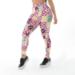 Calça Legging Básica Fitness Estampada | Ref: 4.4.1618-3183