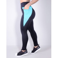 Preto e Azul Piscina