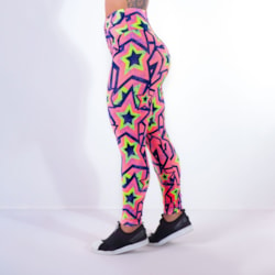 Calça Legging Feminina Estampada com Cós Franzido | Ref: 4.4.4370-3171