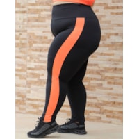 Preto e Laranja Neon