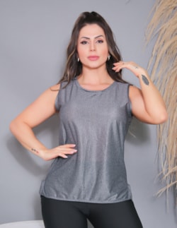 Camiseta Feminina Fitness Mullet em Dry Fit Seca Rápido