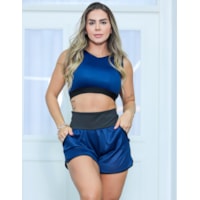 Azul Marinho e Preto