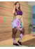 Estampa 3175 e Roxo