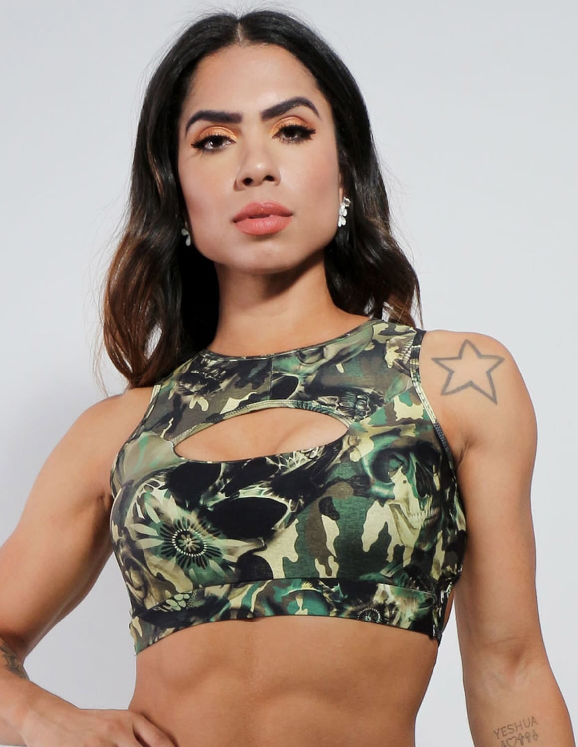 Cropped Feminino Estampado com Bojo | Ref: 3.3.2400-1391