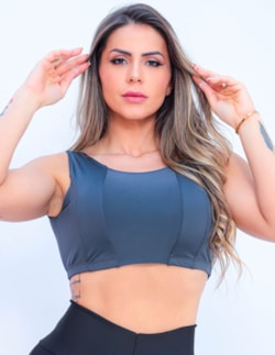 Cropped Feminino Fitness sem Bojo | Ref: 4.4.4324-28