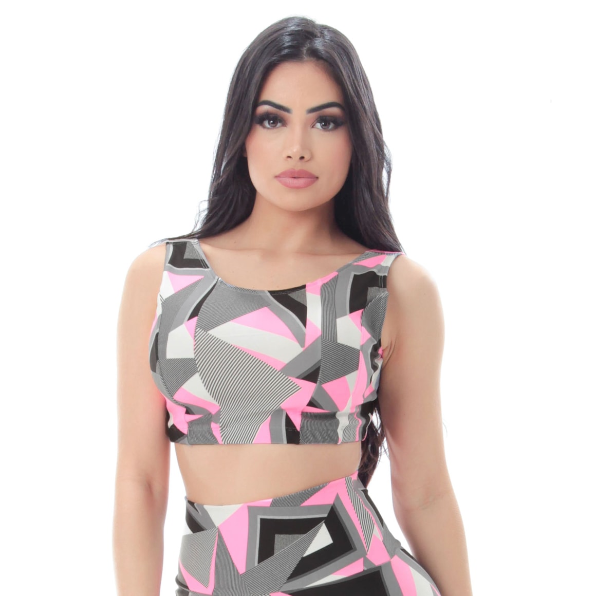 Cropped Fitness sem Bojo com Estampa | Ref: 4.4.4324-3208