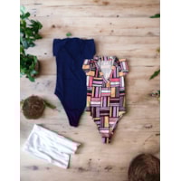 estampa 3140 e Azul Marinho