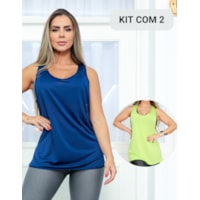 Azul Marnho e Verde neon