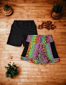 Kit com 2 Shorts Feminino Cores Variadas para Academia
