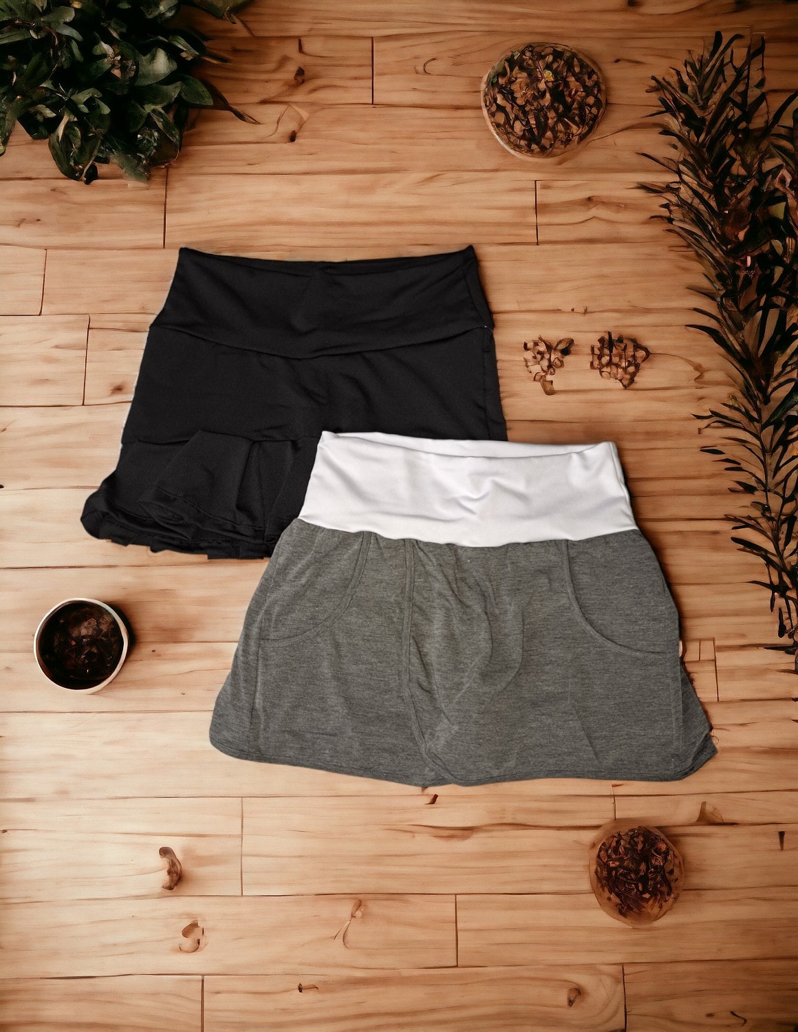 Kit com 2 Shorts Saia Feminino Cores e Modelos Variados