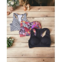 2 Estampados e 1 Preto