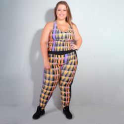 Macacão Plus Size Feminino Estampado | Ref: 4.4.4052-3126