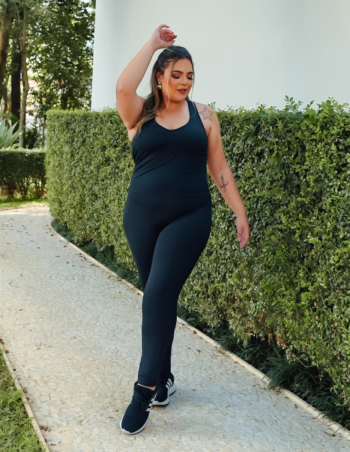 Macacão Plus Size Preto | Ref: 4.4.4052-01