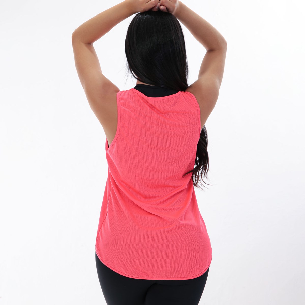 Regata Feminina Fitness Rosa Neon em Dry Fit | Ref: 4.4.4388-39