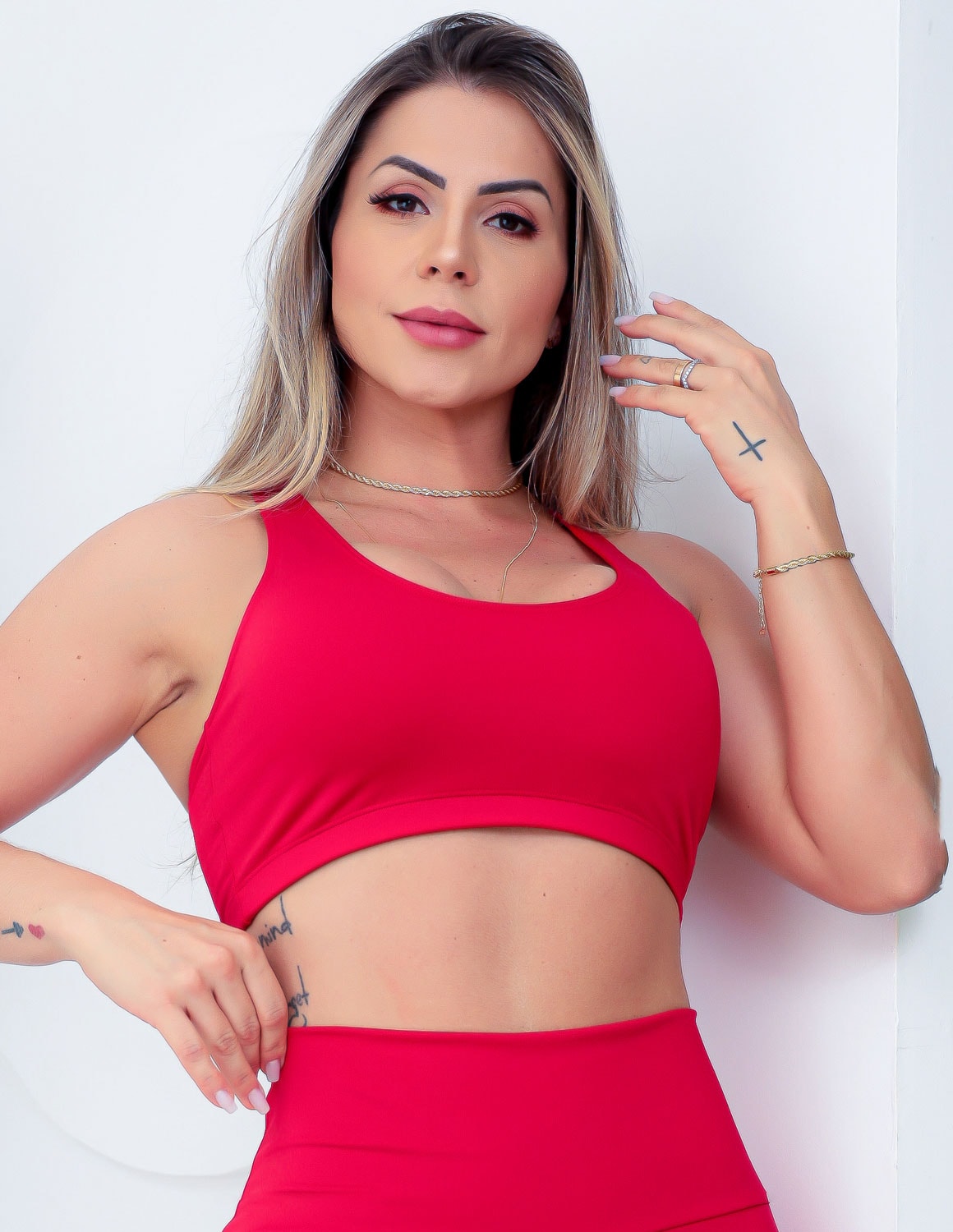 Top Cropped com Bojo Removível Esportivo Feminino