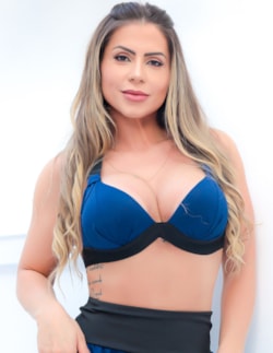 Top Fitness com Bojo Azul Marinho em Dry Fit | Ref: 4.4.1199DRY-18