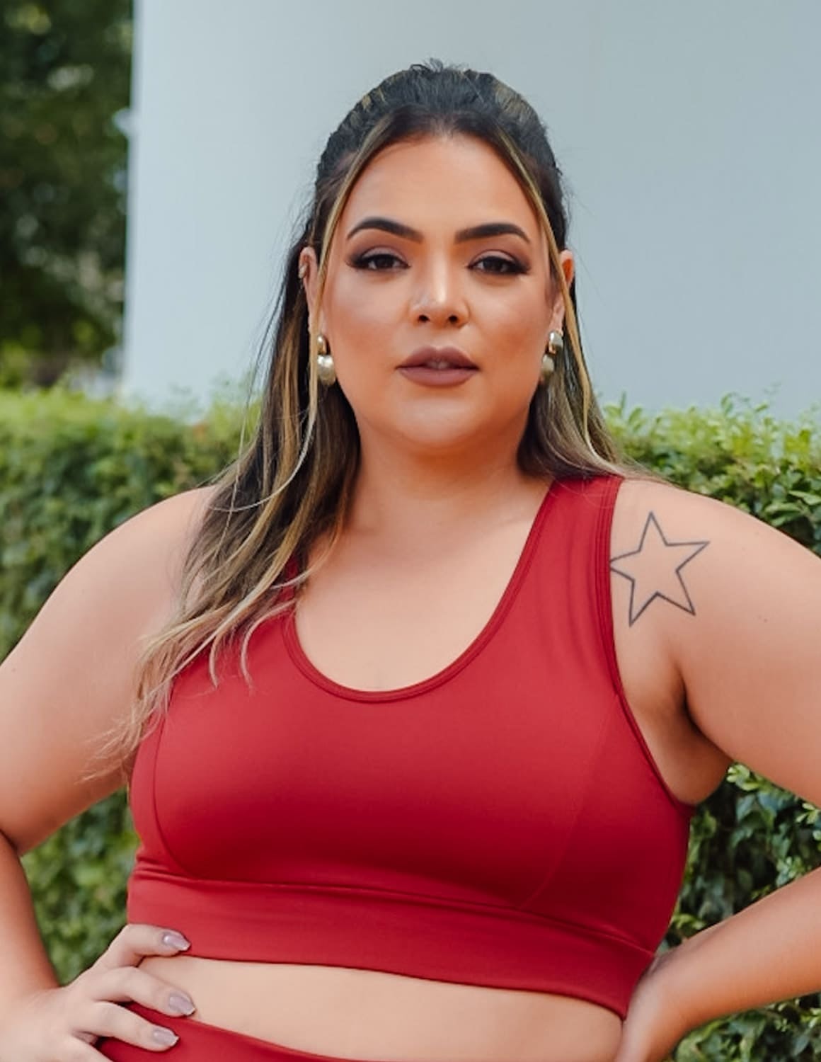 Top Plus Size Vinho sem Bojo | Ref: 4.4.1699-24